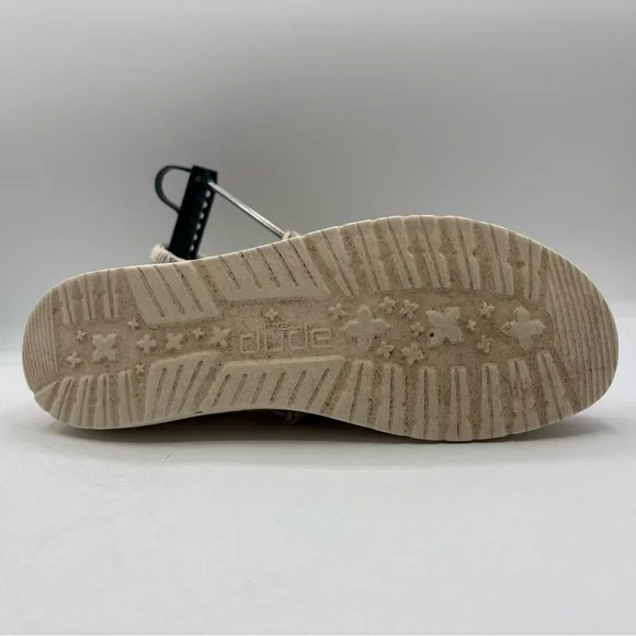 Hey Dude Wendy Plaid Beige Women’s Size 7 121410558 Casual Comfort Slip On Shoes - Picture 14 of 16